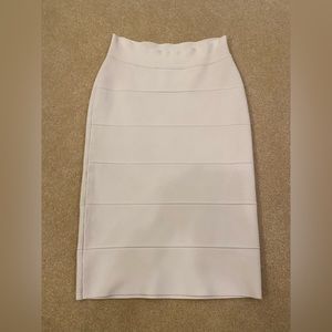 BCBG White Bandage Skirt (Size Small) NWOT